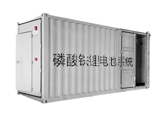 Système portable de stockage de l'énergie de conteneur de Microgrid pour la puissance 2500Ah de transformateur de boîte